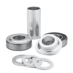 BOITIER DE PEDALIER MID KINK 24 MM ARGENT